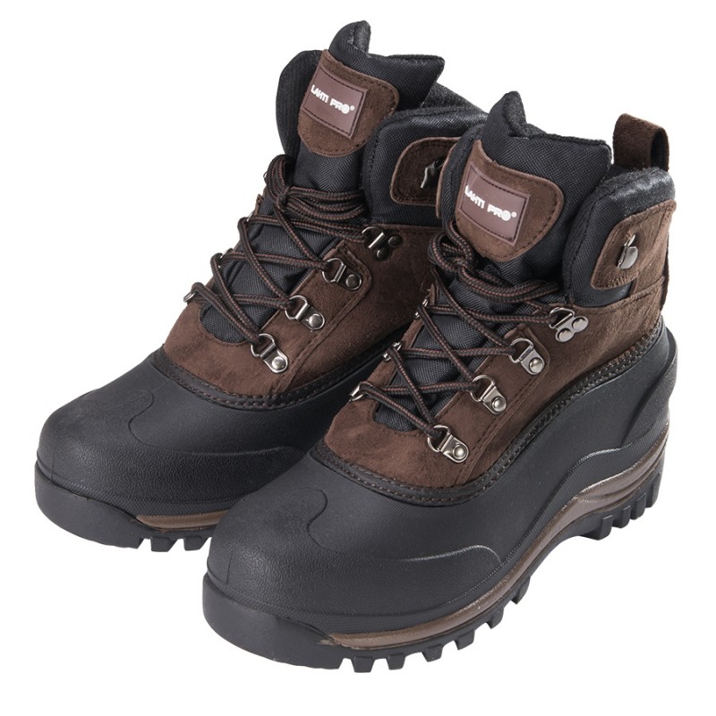 SNOW BOOTS, SYNTHETIC SUEDE, BROWN, "40", LAHTI PROFİX CODE L3080440