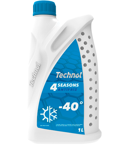 Technol антифриз 4 сезона (синий) -40 C     1-литровый