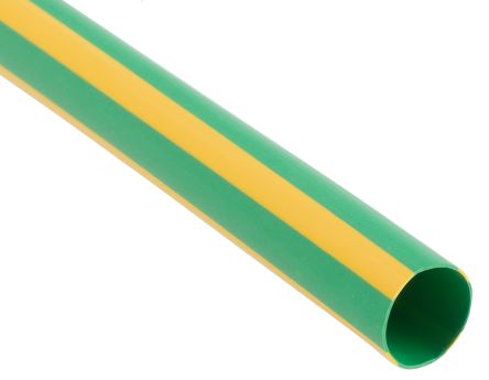4 мм Желтый/зеленый Термоусадочная трубка Коэффициент усадки 2:1