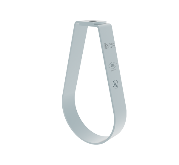3"  80mm Adjustable Steel Band Hanger INKA IEKSP080