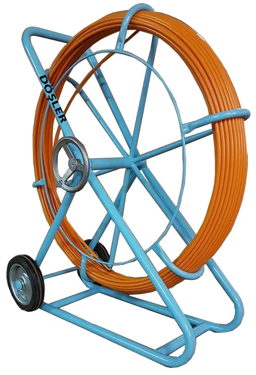 8mm Cable Duct Rodder with wheel (80M)
