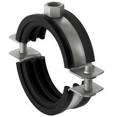 8 inch (207mm) pipe clamp with rubber P2078