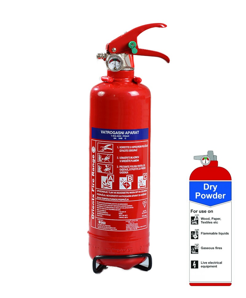Portable Dry Powder, P1, fire extinguisher 1Kg FGFP1