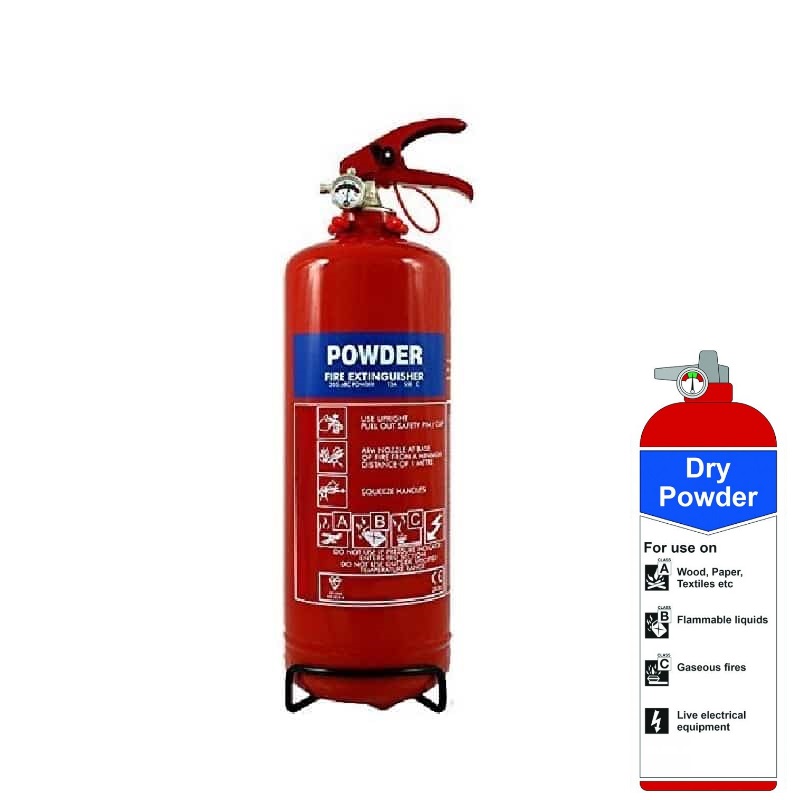 Portable Dry Powder, P2, fire extinguisher 2Kg FGFP2