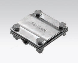 Fixing Clamps for 30x3/70mm2 galvanized grounding strip and Solid wire GERSAN/AMPER AE 41941