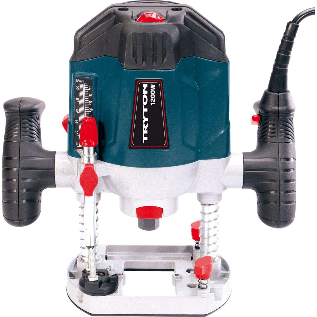 ELECTRIC ROUTER 1200W, 11000-30000/MIN, MAX.55MM, BITS 6-8MM TRYTON  TF1201