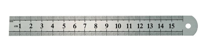 STAINLESS STEEL RULER 150MMX18MM PROFIX 22015