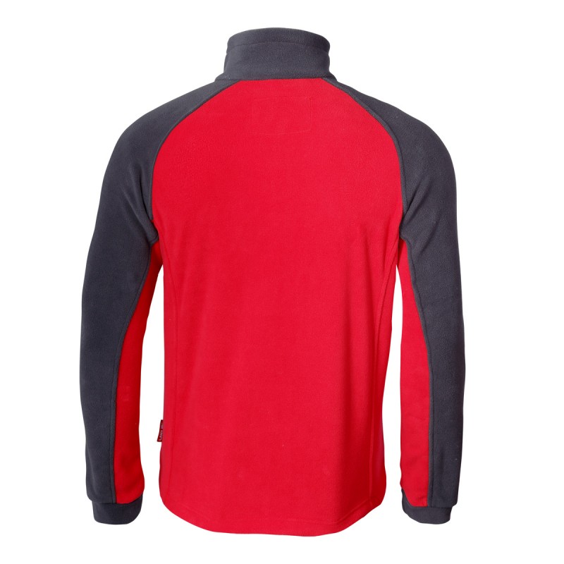 FLEECE JACKET, RED AND GREY, "L", CE, LAHTI PROFİX CODE LPBP1L