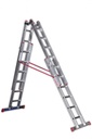 2x3m  6m  A TYPE Aluminum DOUBLE SIDED SLIDING LADDERS  CÖMERT ATCSM.03