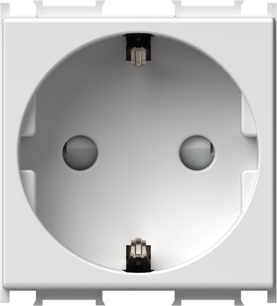 SOCKET SCHUKO+KS  TEM  VM10PW-P