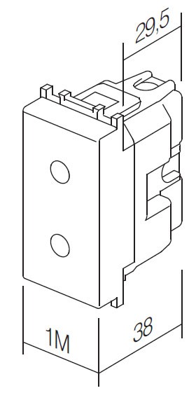 SOCKET EURO+KS  TEM  VM20IW-P