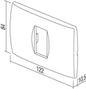 COVER PLATE SOFT  TEM  OS13WP-U