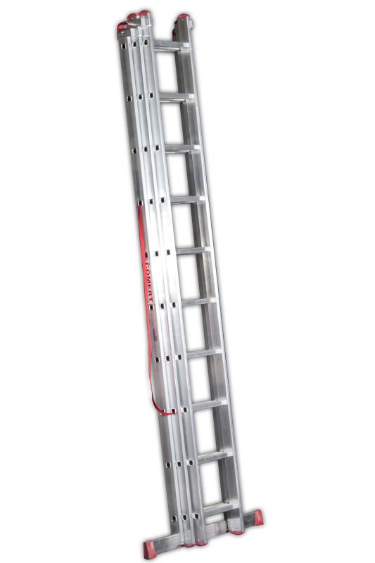3x2  6m   Aluminum Triple Part Multipurpose Ladders CÖMERT   SATM.09