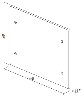 BOX COVER DECORATIVE  TEM  DM75-U