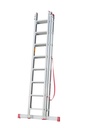 3x2  6m   Aluminum Triple Part Multipurpose Ladders CÖMERT   SATM.09