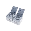 SOCKET SET SCHUKO DOUBLE HORIZ  TEM  CF10PW-U