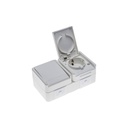 SOCKET SCH+SWITCH 2WAY HORIZ S  TEM  CF12PW-U