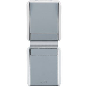 SOCKET SCH+SWITCH 2WAY VERT SE  TEM  CF13GY-U