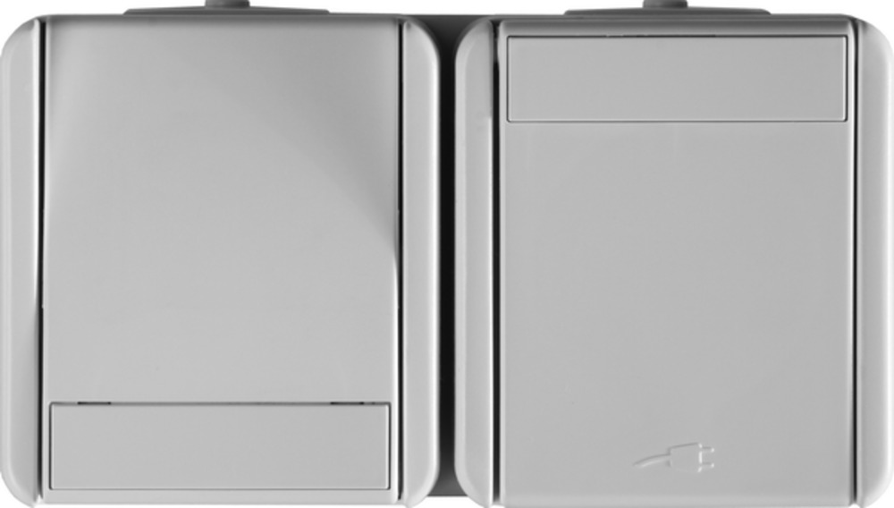 SOCKET SCH+SWITCH 2WAY HORIZ S  TEM  CF16PW-U