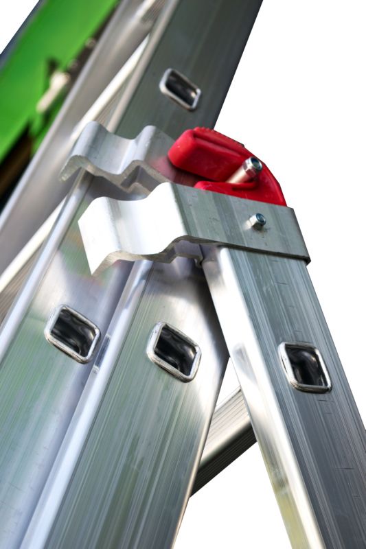 3x3,5  10,5m   Aluminum Triple Part Multipurpose Ladders CÖMERT  SATM.12