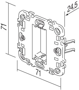 MOUNTING FRAME WITH CLAWS  TEM  NM10-P