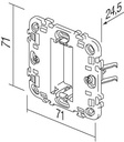 MOUNTING FRAME WITH CLAWS  TEM  NM10-P