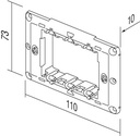 MOUNTING FRAME WITH SCREWS  TEM  NM30-P