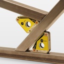 MINI MULTI-ANGLE MAGNET.(TWIN PACK),59MM X 51 X 16 STRONG HAND EUROPE MS346AT