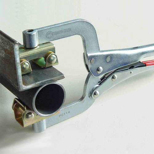 PIPE PLIERS, LARGE, FIXED LARGE V-PADS (2X XFV) STRONG HAND EUROPE PG114VM