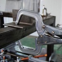 LOCKING C-CLAMP (OAL 165MM, THROAT DEPTH 46MM,ROUND TIP) STRONG HAND EUROPE PR6