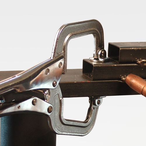 LOCKING C-CLAMP (OAL 165MM, THROAT DEPTH 46MM,ROUND TIP) STRONG HAND EUROPE PR6