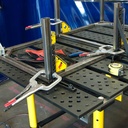 LOCKING C-CLAMP (OAL 165MM, THROAT DEPTH 46MM,ROUND TIP) STRONG HAND EUROPE PR6