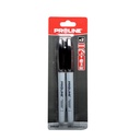 PERM.MARKERS "BULLET" 2 PCS, BLACK, CARD, PROLINE PROFİX CODE 38032