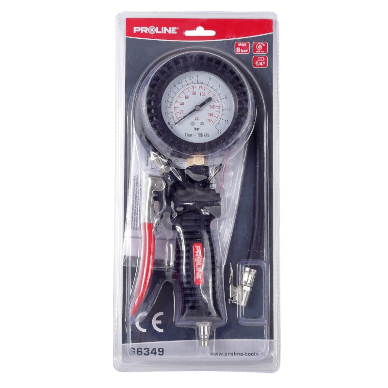 INFLATING GUN WITH GAUGE PREMIUM, PROLINE, CE PROFİX CODE 66349