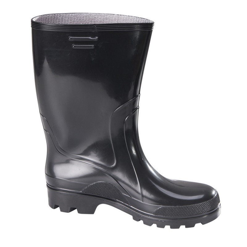MEN'S WELLINGT., BLACK, MID-HIGH, PVC, OB E, "45", CE, LAHTI PROFİX CODE L3070145