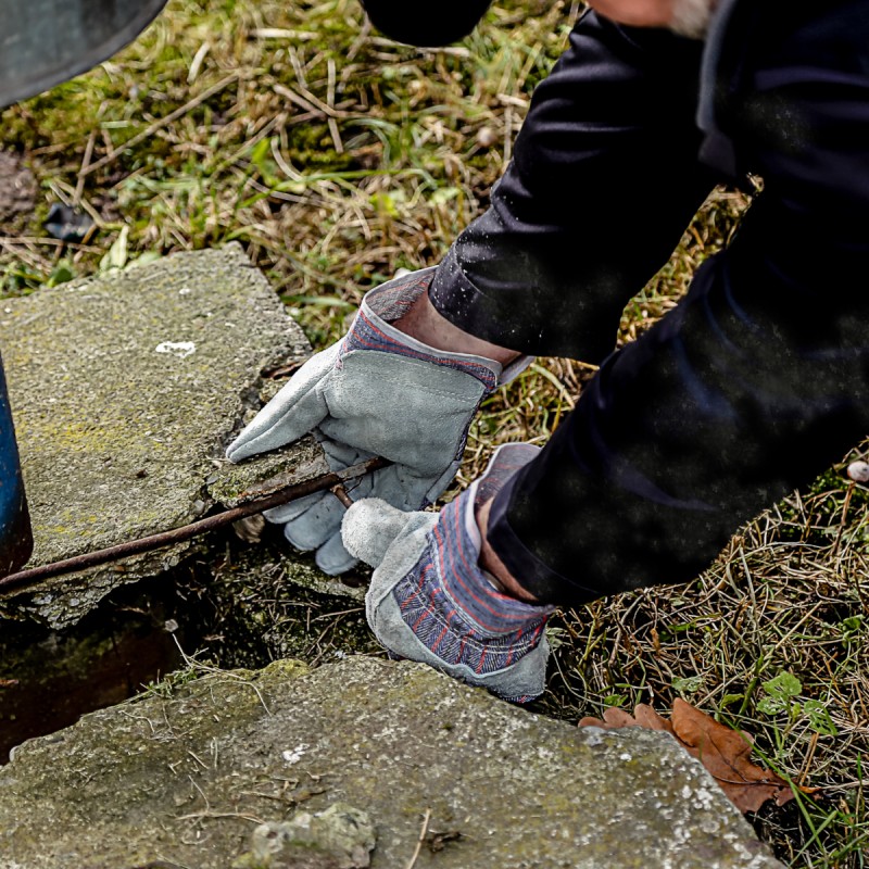 GLOVES COWHIDE L270110P, CARD, "10", CE, LAHTI PROFIX CODE L270110K