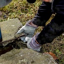 GLOVES COWHIDE L270110P, CARD, "10", CE, LAHTI PROFIX CODE L270110K