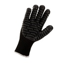 GLOVES ANTI-VIBRATION BLACK, L290110K, CARD, "10", CE, LAHTI PROFIX CODE L290110K