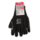 GLOVES ANTI-VIBRATION BLACK, L290110K, CARD, "10", CE, LAHTI PROFIX CODE L290110K