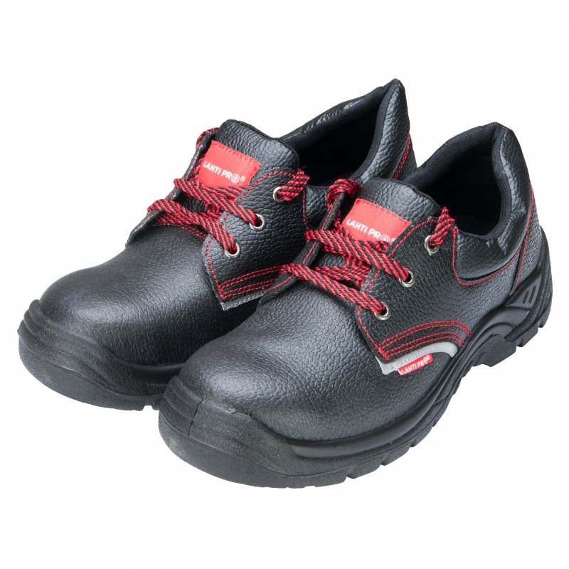 SHOES, LEATHER, BLACK, S1 SRC, "44", CE, LAHTI PROFIX CODE LPPOMA44