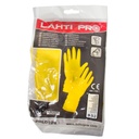 GLOVES LATEX HOUSEHOLD YELLOW, CARD, "8", CE, LAHTI PROFIX Code L211308K