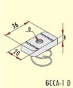 M6 Spring Nut for Pregalvanized Cable tray  GERSAN GCCA-1 E