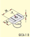 M12 Spring Nut for Pregalvanized Cable tray  GERSAN GCCA-4 E