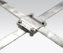 Fixing Clamps for 30x3 galvanized grounding strip GERSAN GTE-177-A/1,5 