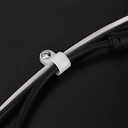 Plastic Cable Clips (White)  25,4 (1")  TORK  TPKL-25