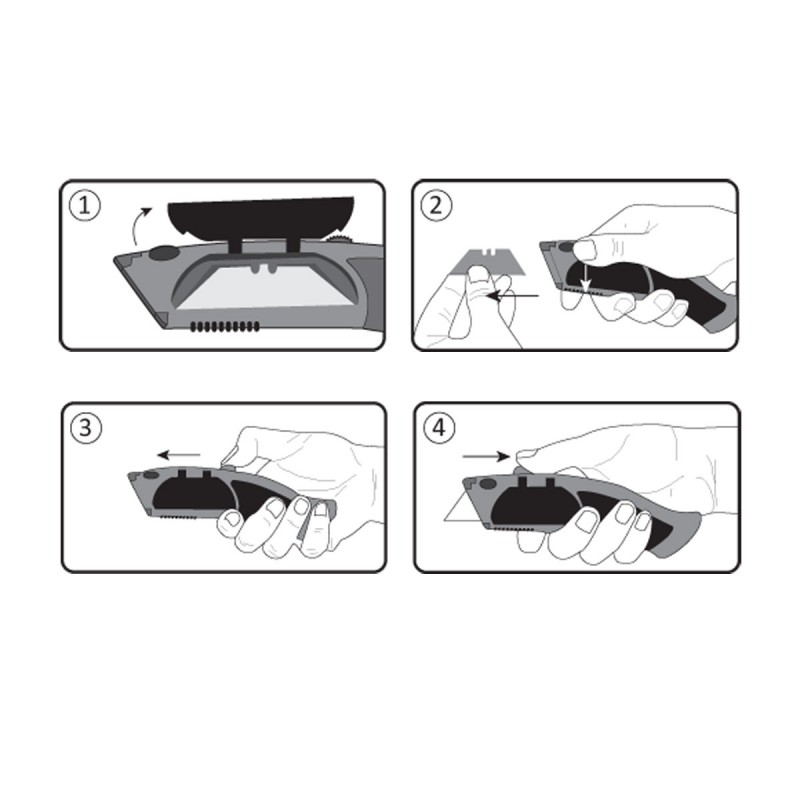 TRIMMING KNIFE - 62 MM ( 10 PCS ) PROLINE Profix code 30310