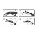 TRIMMING KNIFE - 62 MM ( 4 PCS ) PROLINE Profix code 30311