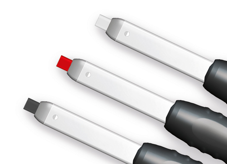 BIG-Dry Refill-set Box of 12 leads 2B  FOR ALL red,graphite,white Pica 6045