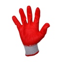 GLOVES LATEX RED L210609P, 12 PAIRS, "9", CE, LAHTI Profix Code :L210609W