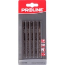 JIG SAW BLADE WOOD T CV CURVE 100/75 10TPI 5 PCS PROLINE Profix code 93101KR